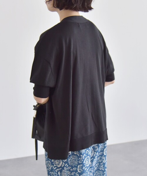 quaranciel カーディガン quaranciel:「接触冷感」 ワイド V