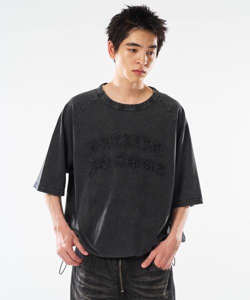 【美品】MOTHER ヴィンテージライクTシャツ　グレー kutir tシャツ VINTAGE LIKE RAGLAN TEE／ヴィンテージライク