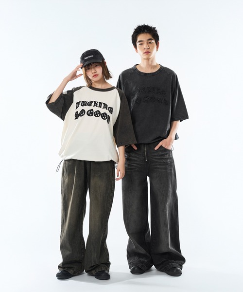 VINTAGE - ▪️50’s SLOCUM ビンテージTEE  ラグラン フットボール 綿100 kutir（クティール） tシャツ VINTAGE LIKE RAGLAN TEE／ヴィンテージ