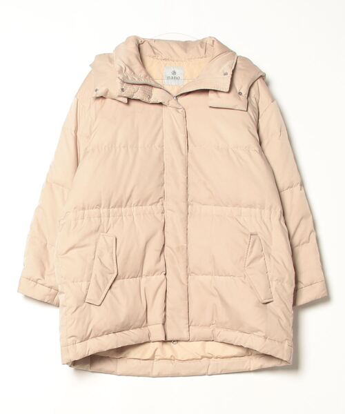 NANO universe（ナノ・ユニバース） ダウンジャケット 36 ベージュ