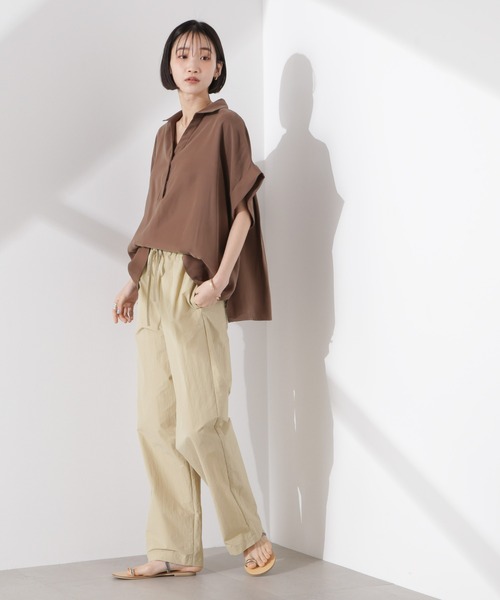ブラウス シャツ ワイドスリーブスキッパーシャツ レディース r・p・s ブラウス シャツ ワイドスキッパーブラウス レディース