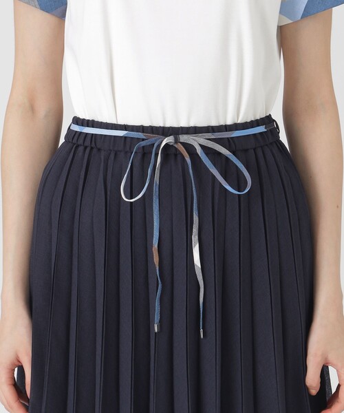 ◆美品◆ ブルーレーベル クレストブリッジ　プリーツスカート　紺　38 M BLUE LABEL CRESTBRIDGE（ブルーレーベルクレストブリッジ） スカート