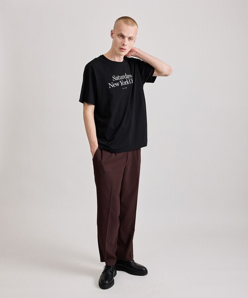 SATURDAYS NEW YORK CITY スラックス Saturdays NYC パンツ Dean Trouser メンズ : ZOZOTOWN Yahoo!店