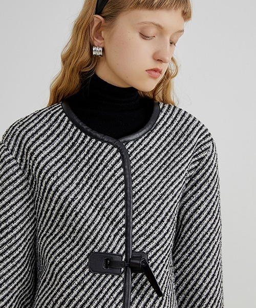 Fano Studios」 ノーカラージャケット M ブラック レディース