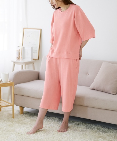 ルームウェア パジャマ 5色 S-XL 上下セット 部屋着 25zm575 ルームウェア パジャマ レディース 5色 S-XL ギンガムチェック