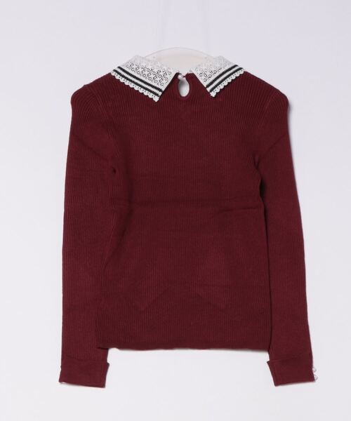 「tocco closet」 長袖ニット M ボルドー レディース_画像2