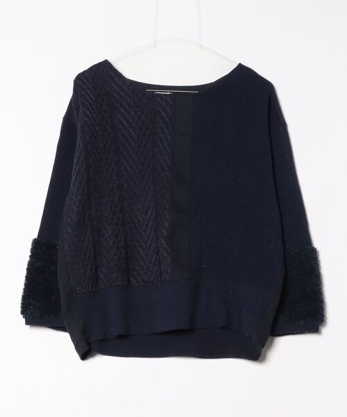 GALLARDAGALANTE（ガリャルダガランテ） 長袖ニット FREE ネイビー