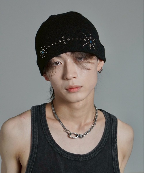 Chikashitsu+（チカシツプラス） ニット帽 ニットキャップ