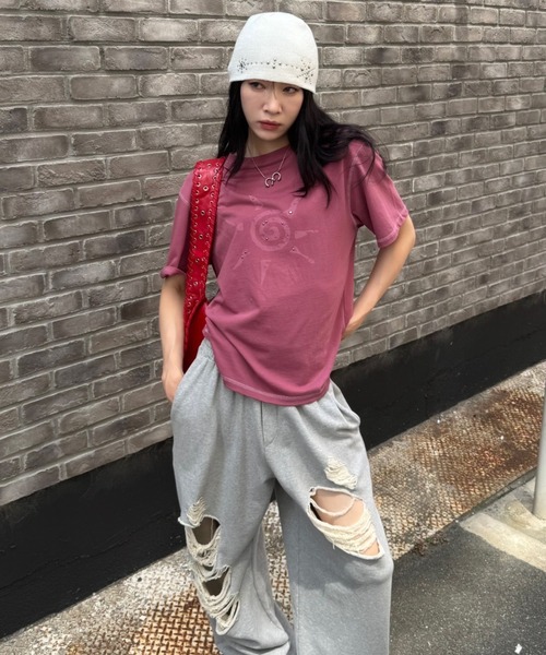 mite スウェット　ニット帽 Chikashitsu+（チカシツプラス） ニット帽 ニットキャップ