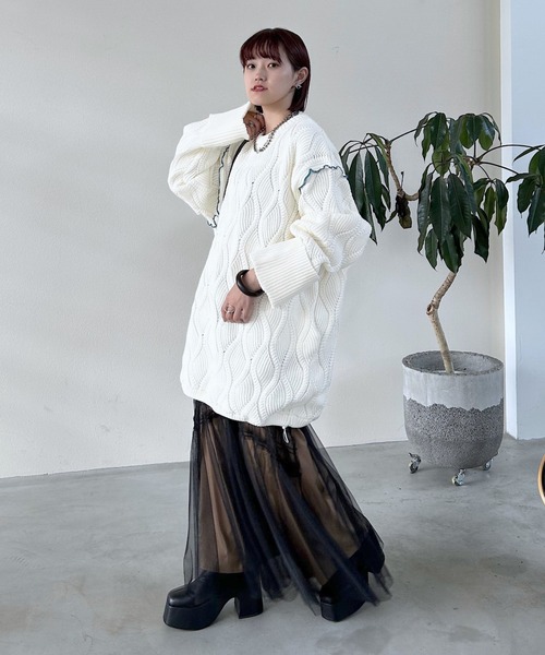 だいページ PAGEBOY（ページボーイ） ワンピース フロントZIPコーデュロイ