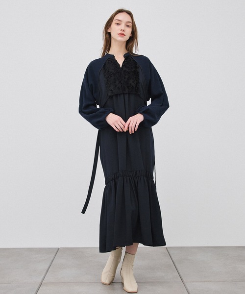 PUBLIC TOKYO 「PUBLIC TOKYO」 長袖ワンピース FREE レッド PUBLIC TOKYO 「PUBLIC TOKYO」 長袖ワンピース FREE レッド