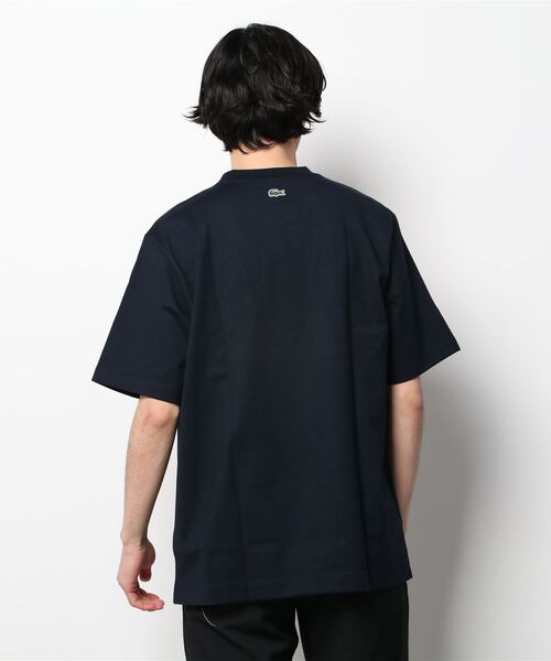 「LACOSTE」 半袖Tシャツ 3 ブラック メンズ