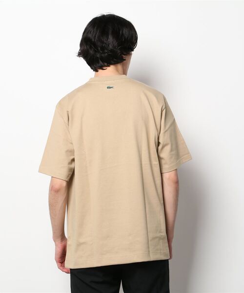「LACOSTE」 半袖Tシャツ 3 ブラック メンズ