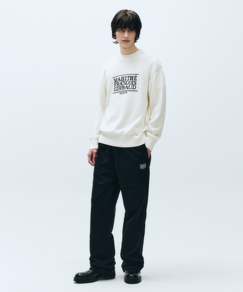 人気新作【MARITHE】CLASSIC LOGO SWEAT PANTS★男女兼用 MARITHE + FRANCOIS GIRBAUD スウェットパンツ ジャージ CLASSIC