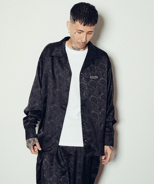 19ss COOTIE ペイズリー オープン ネック シャツ サイズ M 19ss COOTIE ペイズリー オープン ネック シャツ サイズ M