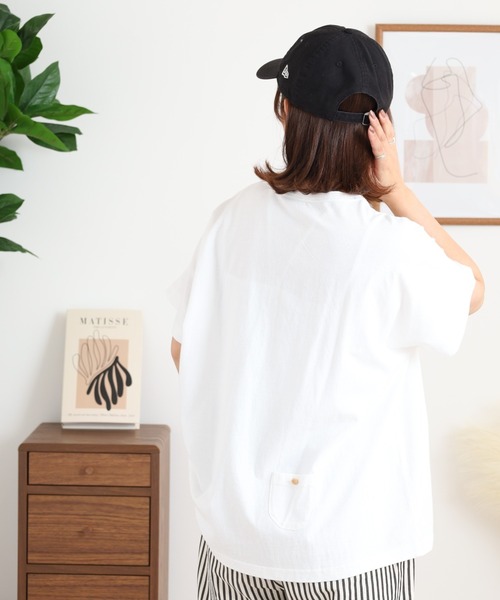 Emago（イマゴ） スマホショルダー tシャツ 半袖 ねこアイスクリーム