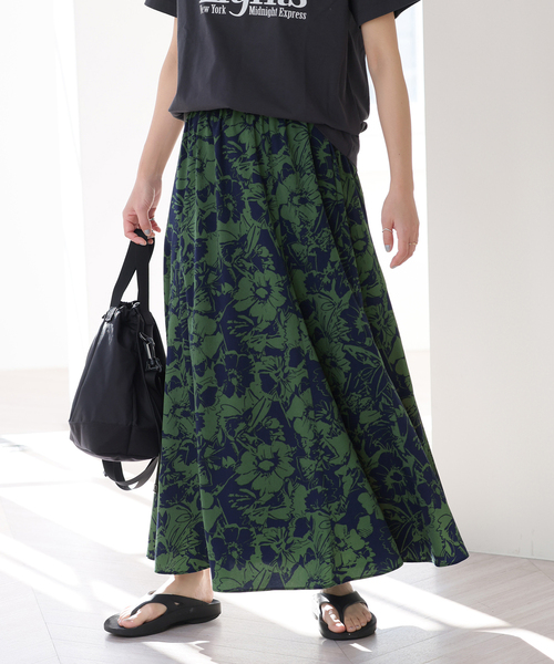 JOURNAL STANDARD relume 花柄ロングスカート 美品》ジャーナルスタンダードレリューム 花柄 ロングスカート