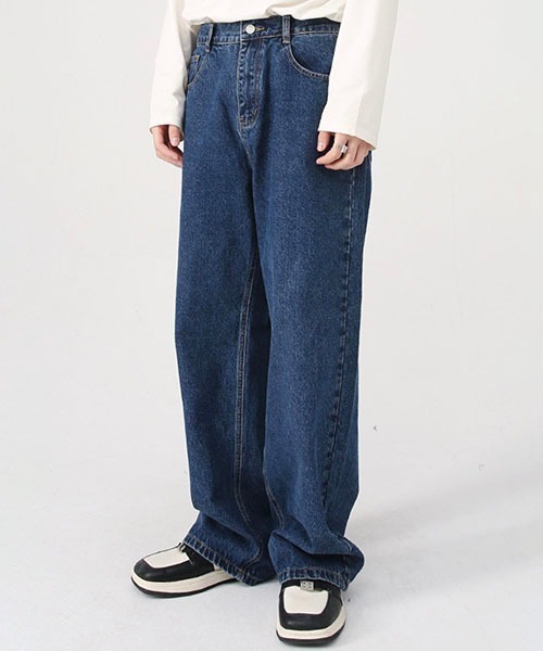 「WESTBOY」 デニムパンツ X-LARGE ブラック メンズ