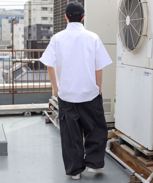 「SPINNS」 「Makes Style!」デニムパンツ L サックスブルー メンズ