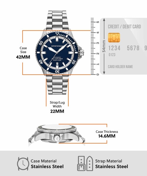 EMPORIO ARMANI 腕時計 エンポリオ・アルマーニ メンズ アナログ