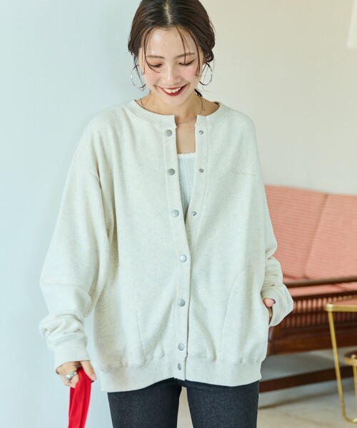 Champion グレー カーディガン champion グレー カーディガン 半袖 サイズL チャンピオン
