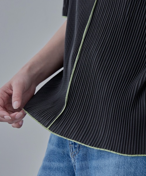 「etoll.」 半袖ブラウス FREE ブラック レディース_画像7