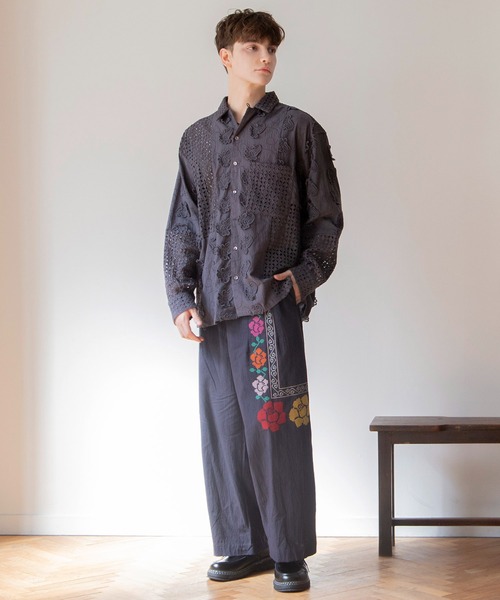 チャイハネ（CAYHANE） パンツ 「チャイハネ」グルイム刺繍MEN'Sパンツ