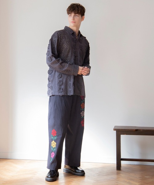 チャイハネ（CAYHANE） パンツ 「チャイハネ」グルイム刺繍MEN'Sパンツ