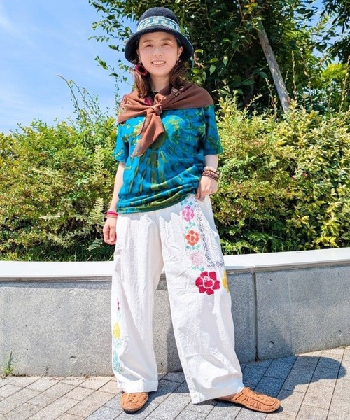 チャイハネ（CAYHANE） パンツ 「チャイハネ」グルイム刺繍MEN'Sパンツ