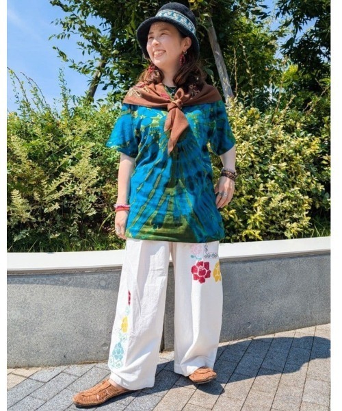 チャイハネ（CAYHANE） パンツ 「チャイハネ」グルイム刺繍MEN'Sパンツ