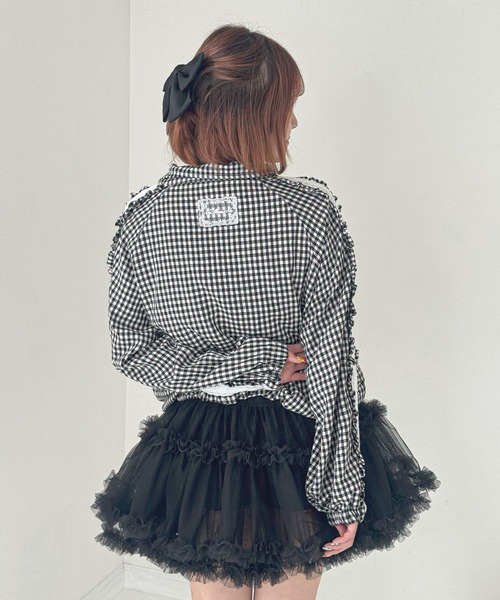 frunco ブルゾン アウター フリルブルゾン レディース : ZOZOTOWN