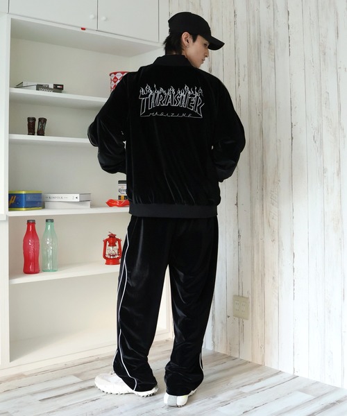 THRASHER（スラッシャー） スカジャン 「THRASHER/スラッシャー
