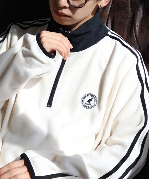 新品タグ付きKANGOL EXTRA COMFORTハーフジップパーカー KANGOL（カンゴール） トレーナー スウェット 新色追加 別注コラボ