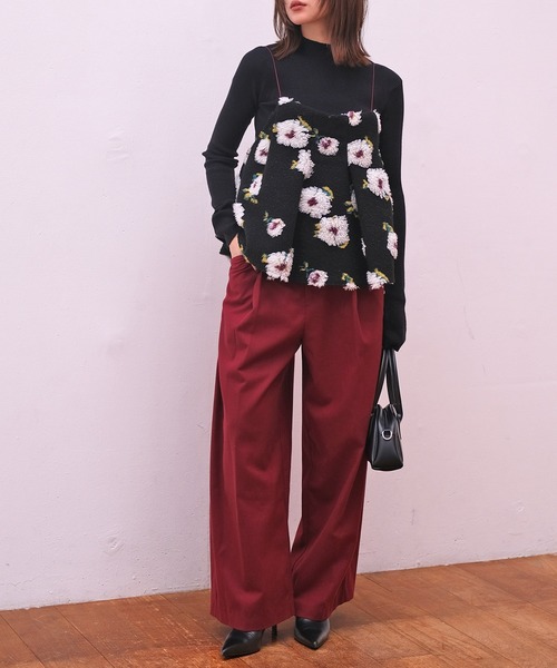 【未使用】AKTE ボアキャミソール AKTE（アクテ） ブラウス シャツ ボアキャミソール レディース