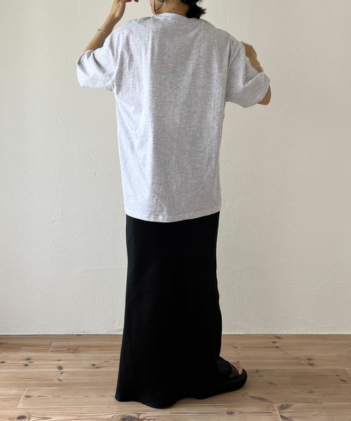 「wee9s」 半袖Tシャツ FREE グレー レディース_画像2