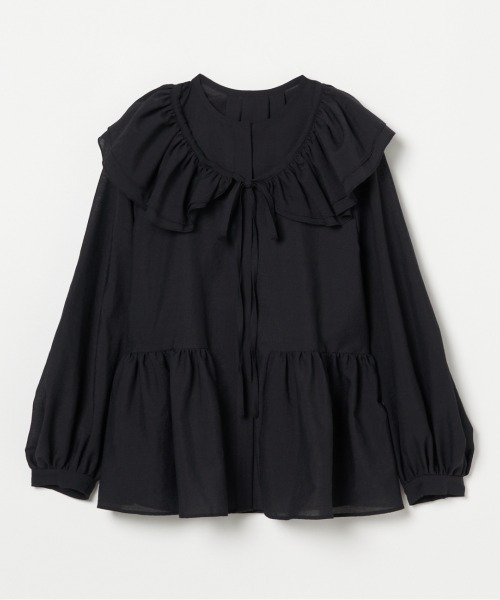 HELIOPOLE（エリオポール） ブラウス シャツ DETACHABLE FRILL BLOUSE 
