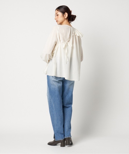 HELIOPOLE（エリオポール） ブラウス シャツ DETACHABLE FRILL BLOUSE
