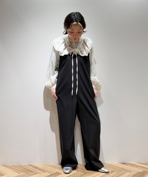 HELIOPOLE（エリオポール） ブラウス シャツ DETACHABLE FRILL BLOUSE