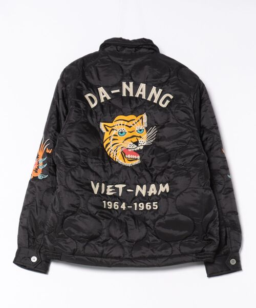 HOUSTON ベトナム　スカジャン M HOUSTON（ヒューストン） スカジャン HOUSTON / NYLON VIETNAM JACKET