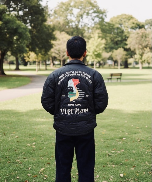 HOUSTON（ヒューストン） スカジャン HOUSTON / NYLON VIETNAM JACKET