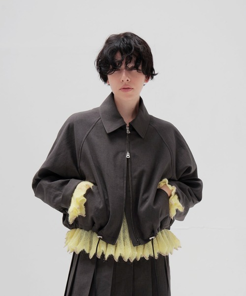 ドレスレイブブルゾン DRESSLAVE（ドレスレイブ） ブルゾン アウター dry touch raglansleeve
