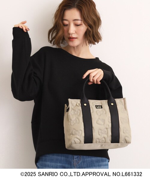 grove（グローブ） トートバッグ 「ハローキティ」Lee別注リボンキティ 