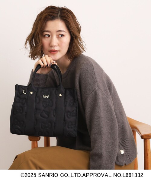 grove（グローブ） トートバッグ 「ハローキティ」Lee別注リボンキティ