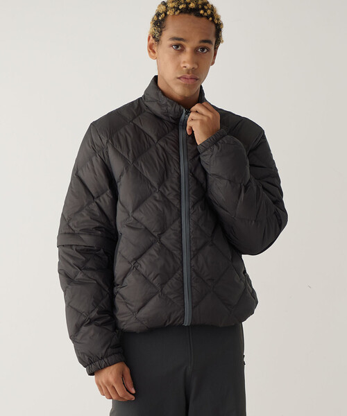 ブラックキルティングダウンジャケット Bshop ダウンジャケット ダウン HIKING PATROL | キルティングダウン