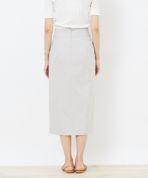 「FONCE」 タイトスカート 36 ライトブルー レディース_画像9