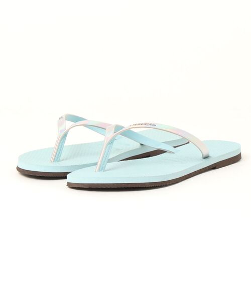 「havaianas」 ビーチサンダル 24.5 グレー系その他 レディース_画像8