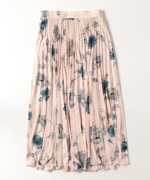 Sov. スカート フラワーシフォンプリーツスカート : ZOZOTOWN Yahoo!店