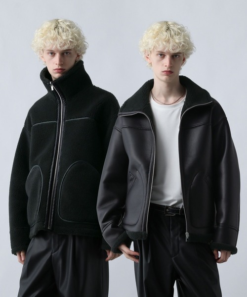 HARE（ハレ） ブルゾン アウター リバーシブルボアブルゾン(HARE