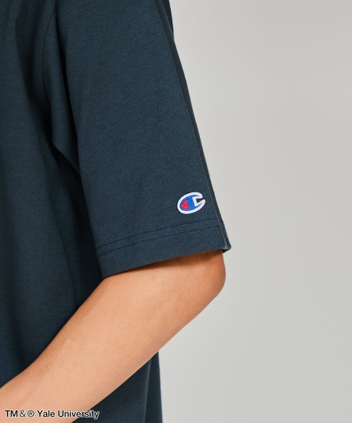 「Champion」 半袖Tシャツ LARGE ブルー系その他2 メンズ_画像3