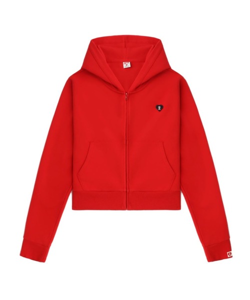 A BATHING APE（アベイシングエイプ） パーカー HEART BADGE HOODED